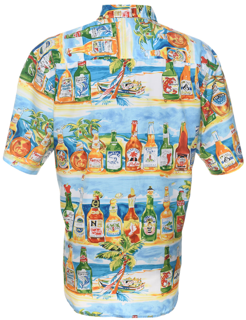 Multi-colour Hawaiian Shirt - M