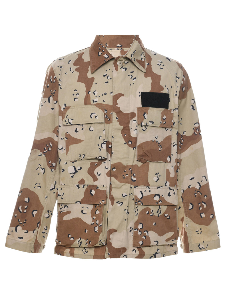 Multi-colour Military Jacket - XL
