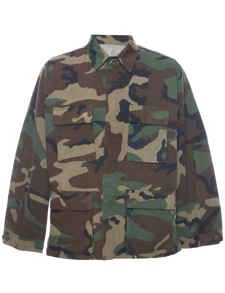 Multi-colour Military Jacket - M