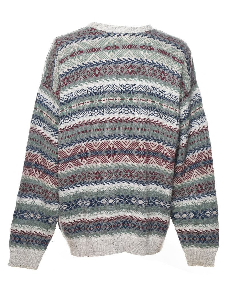 Multi-colour Nordic Jumper - XL