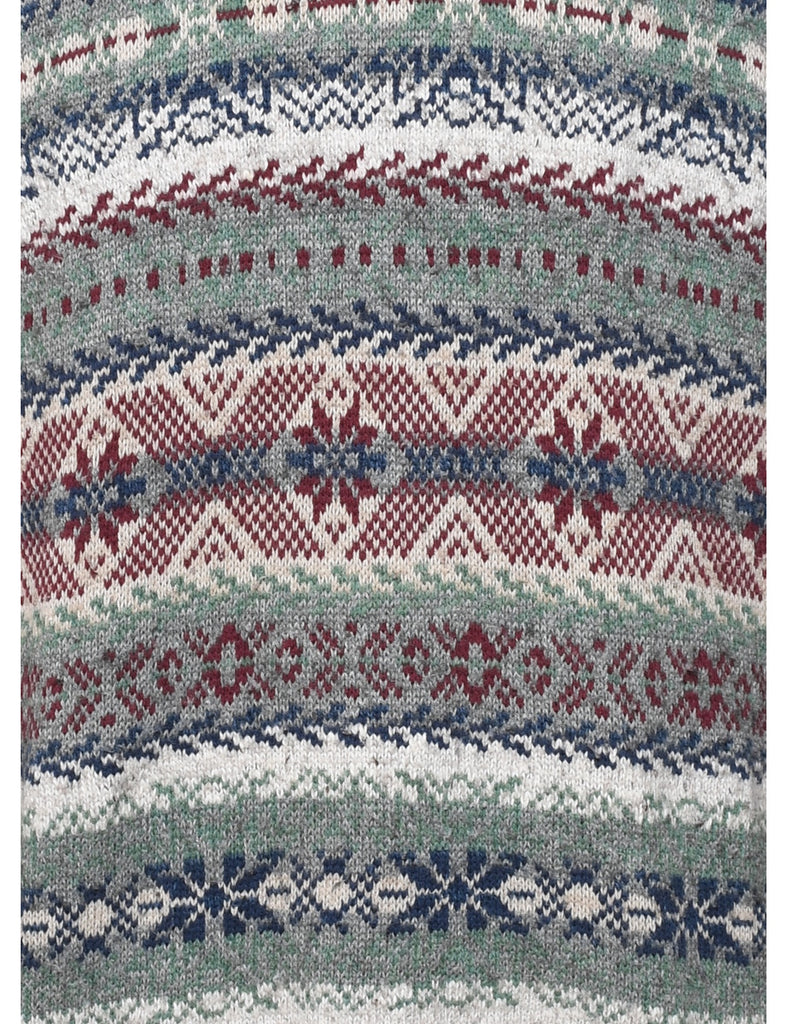 Multi-colour Nordic Jumper - XL