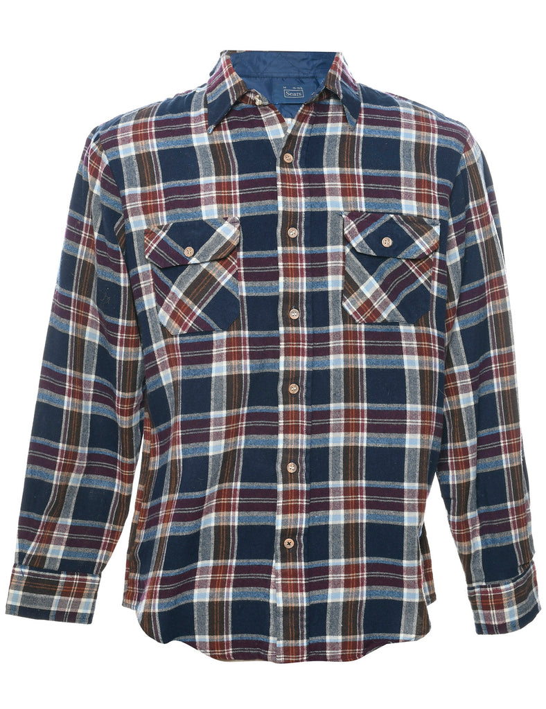 Multi-colour Plaid Shirt - M