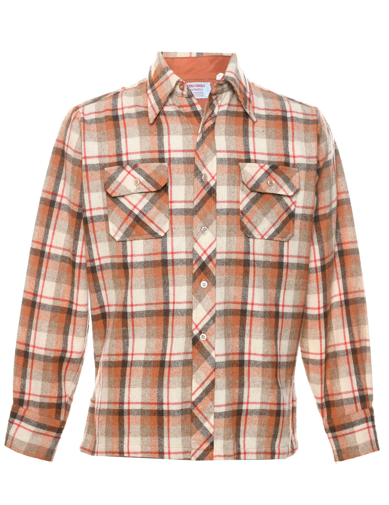 Multi-colour Plaid Shirt - M