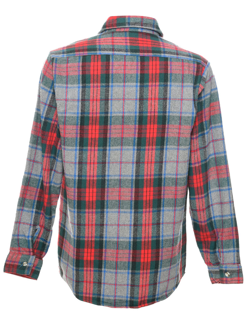 Multi-colour Plaid Shirt - M