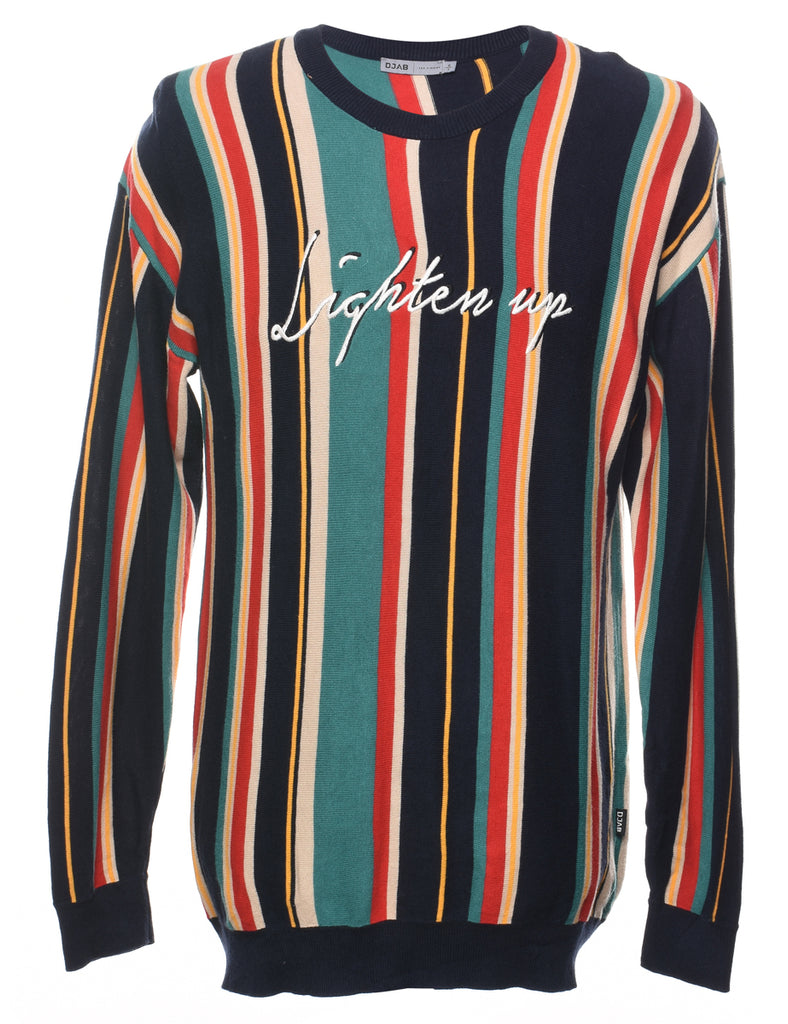 Multi-colour Striped Jumper - L