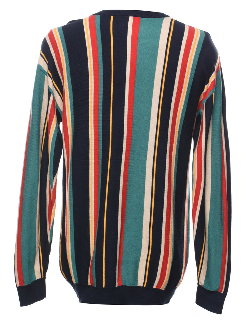 Multi-colour Striped Jumper - L