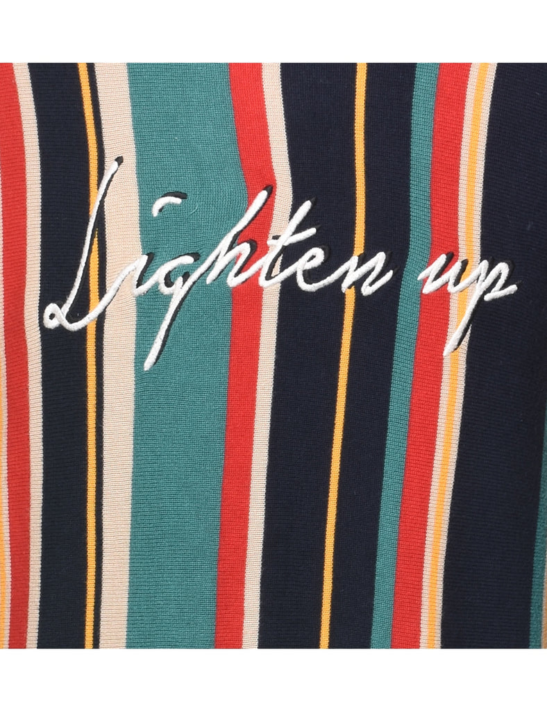 Multi-colour Striped Jumper - L