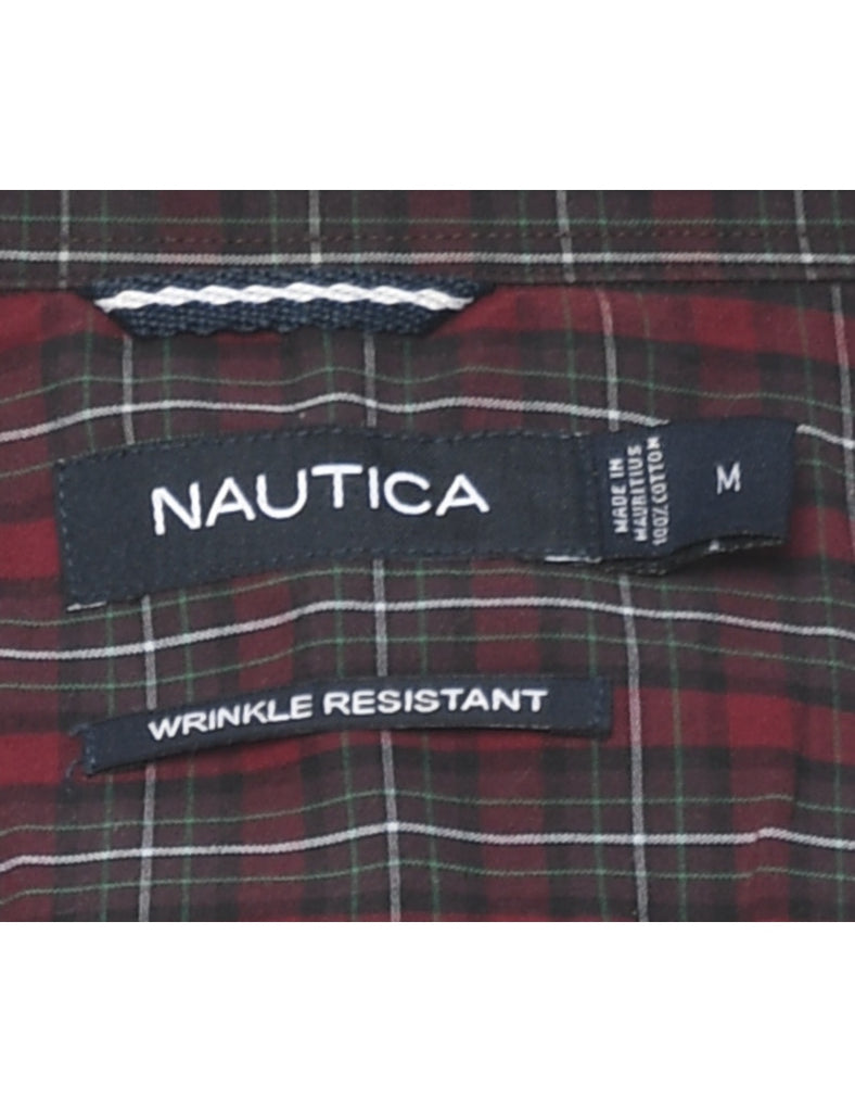 Nautica Checked Multi-Colour Shirt - M