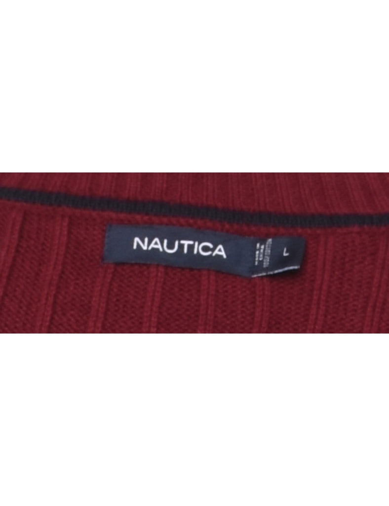 Nautica Maroon Jumper - L