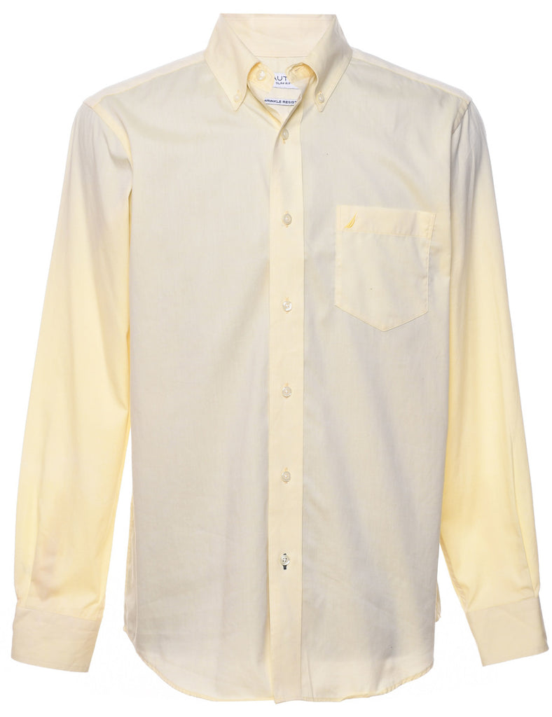 Nautica Pale Yellow Shirt - M