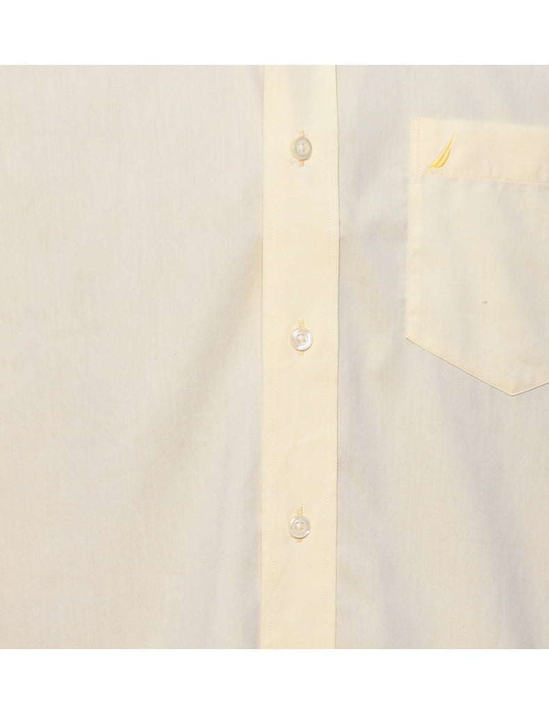 Nautica Pale Yellow Shirt - M