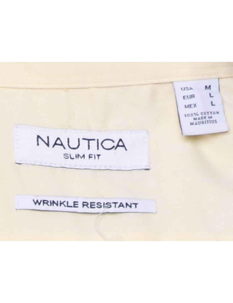 Nautica Pale Yellow Shirt - M