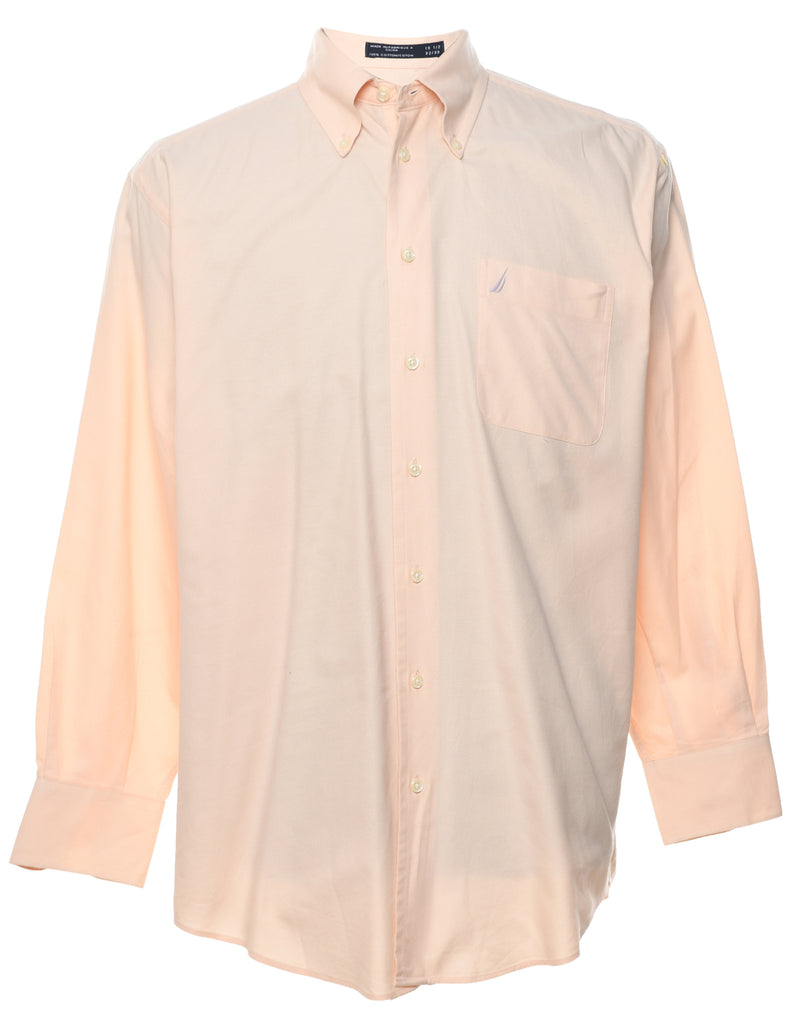 Nautica Peach Shirt - L
