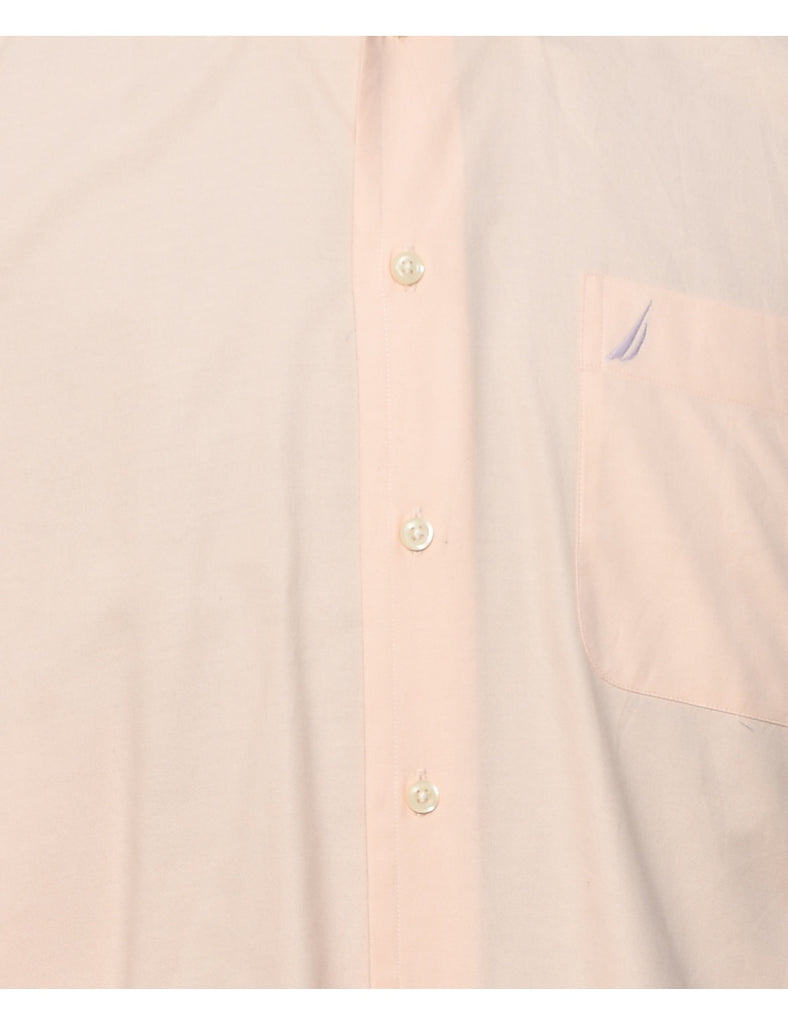 Nautica Peach Shirt - L