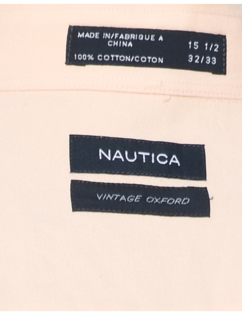 Nautica Peach Shirt - L