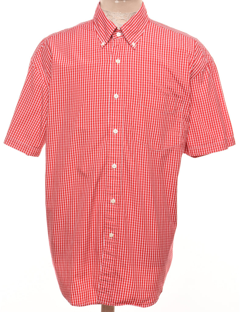 Nautica Red Checked Shirt - XL
