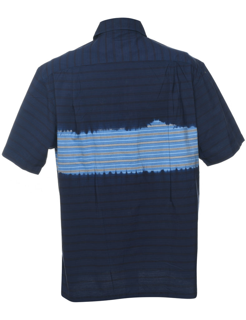 Nautica Striped Navy Shirt - L