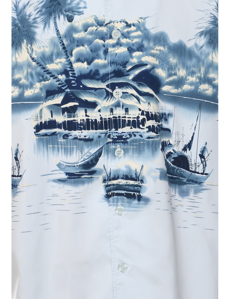 Nautical Hawaiian Shirt - M