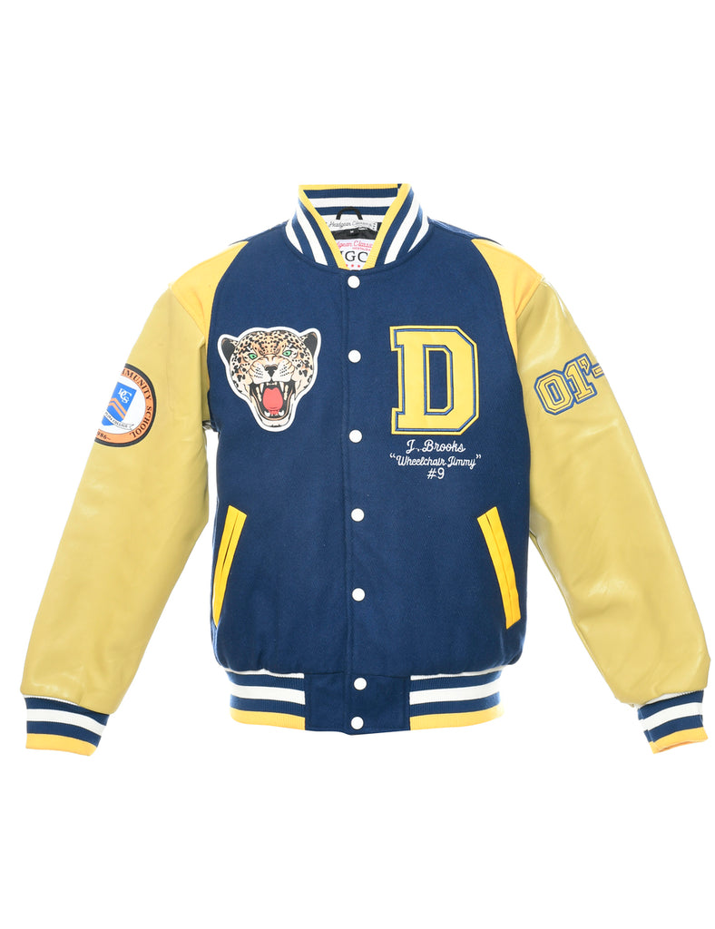 Navy Bomber Jacket - M