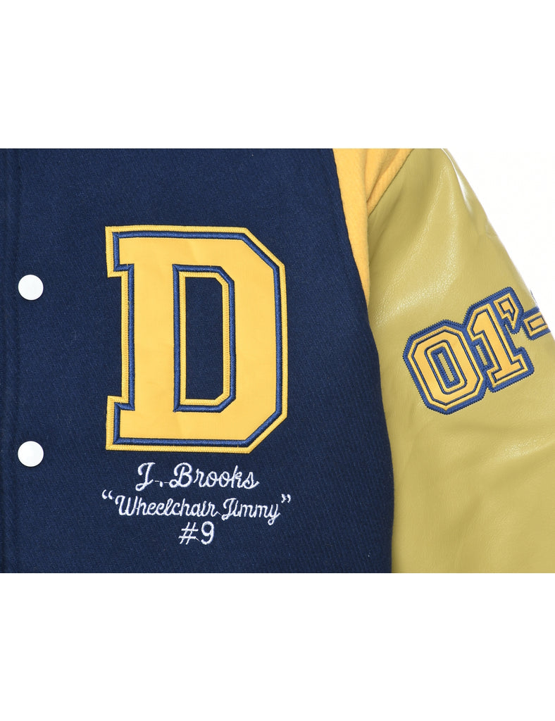 Navy Bomber Jacket - M