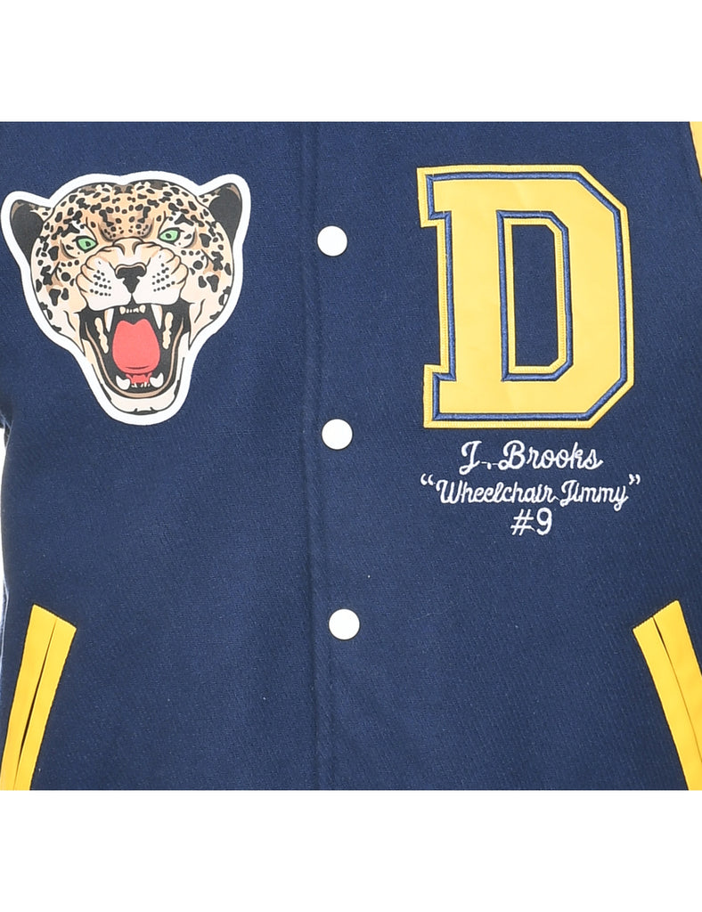 Navy Bomber Jacket - M