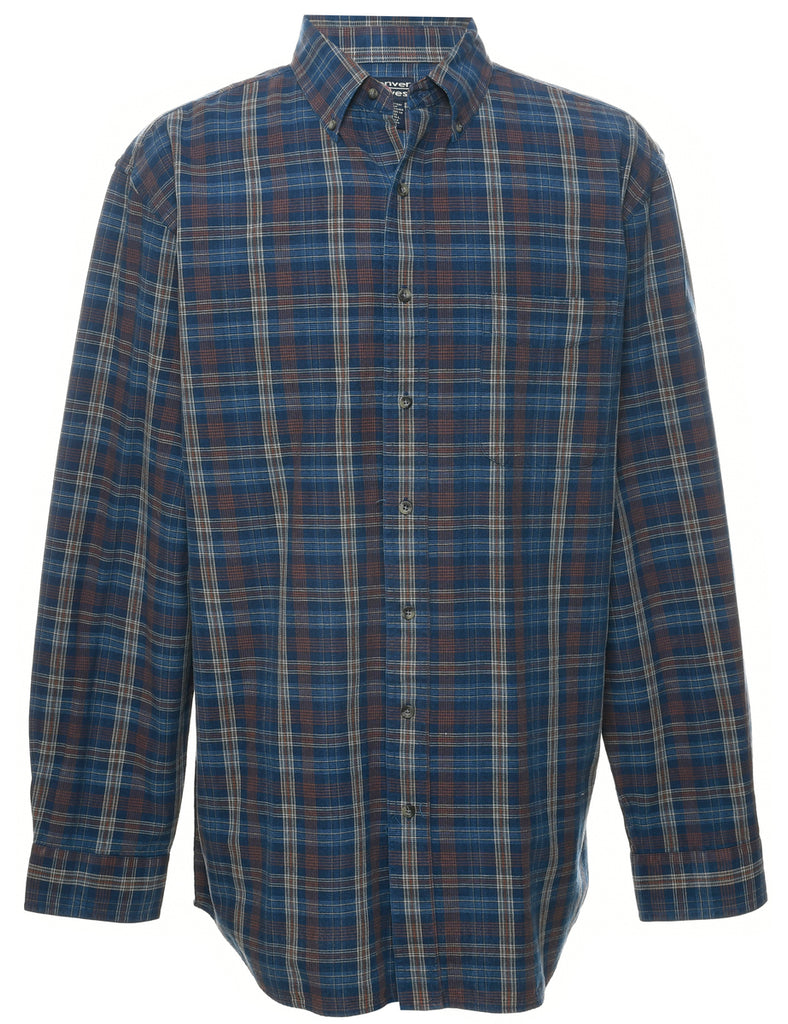 Navy Denim Shirt - L