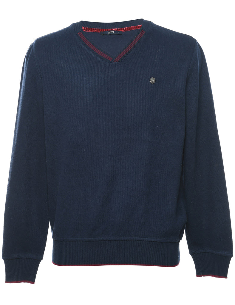 Navy Jumper - L