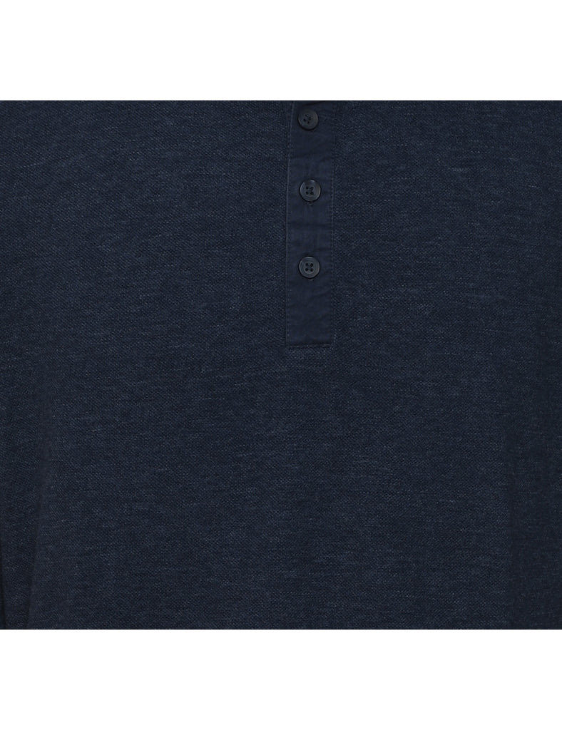 Navy Plain T-shirt - S