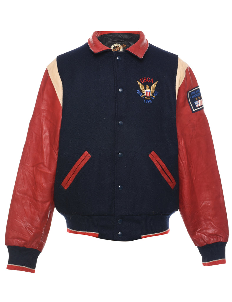 Navy Team Jacket - M