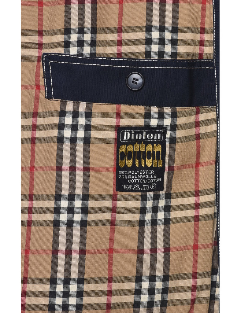 Navy Trench Coat - M