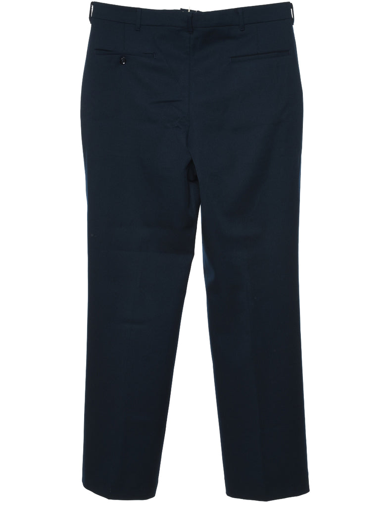 Navy Trousers - W36 L32