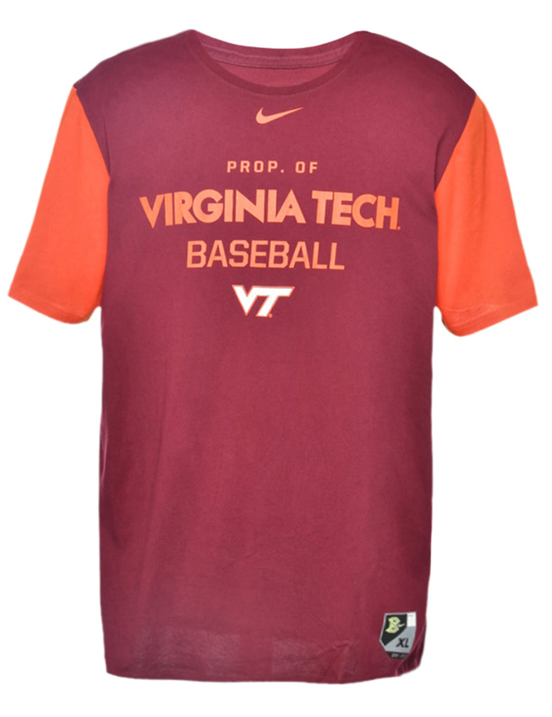 Nike Baseball Virginia Tech Printed T-shirt - XL