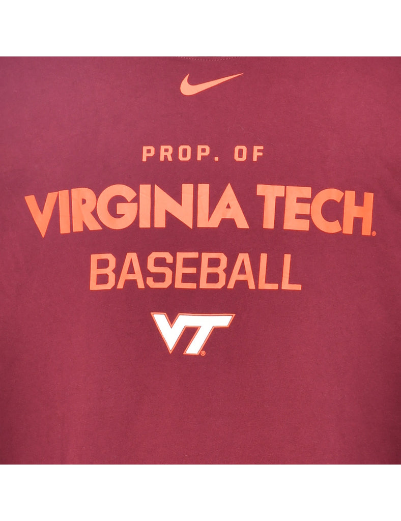 Nike Baseball Virginia Tech Printed T-shirt - XL