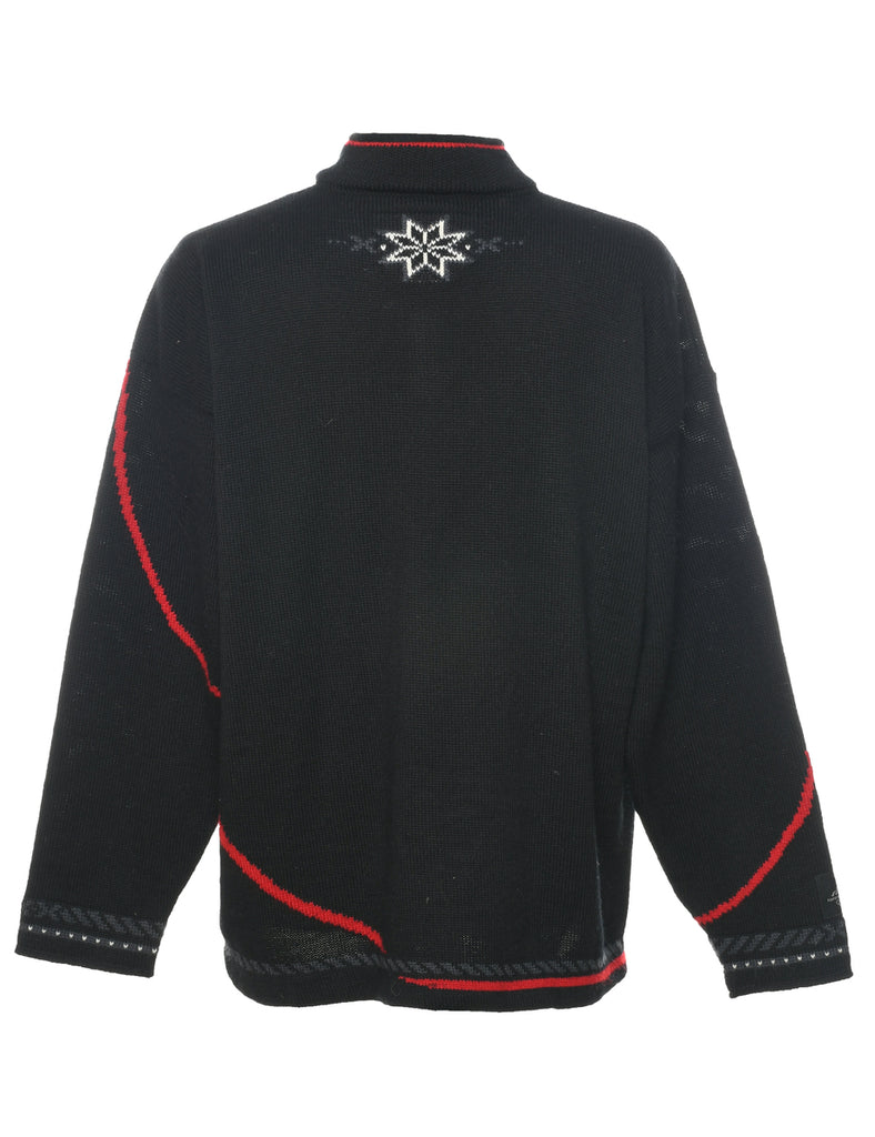 Nordic Black Jumper - XL