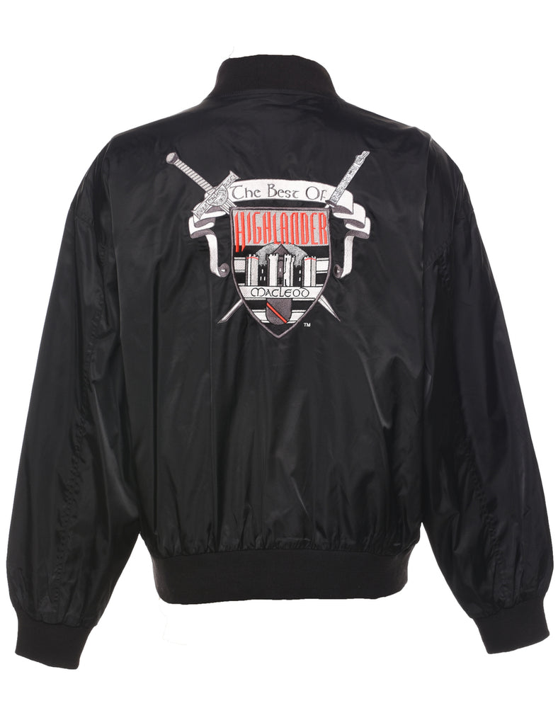 Nylon Bomber Jacket - L