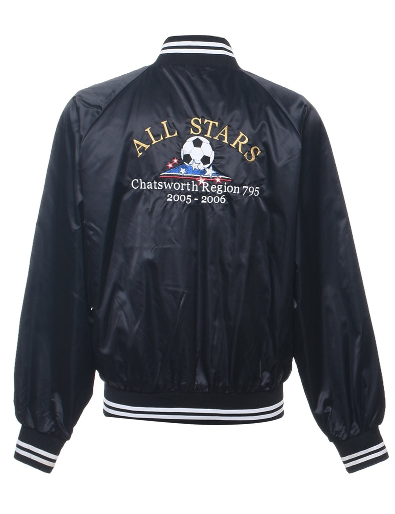 Nylon Bomber Jacket - M