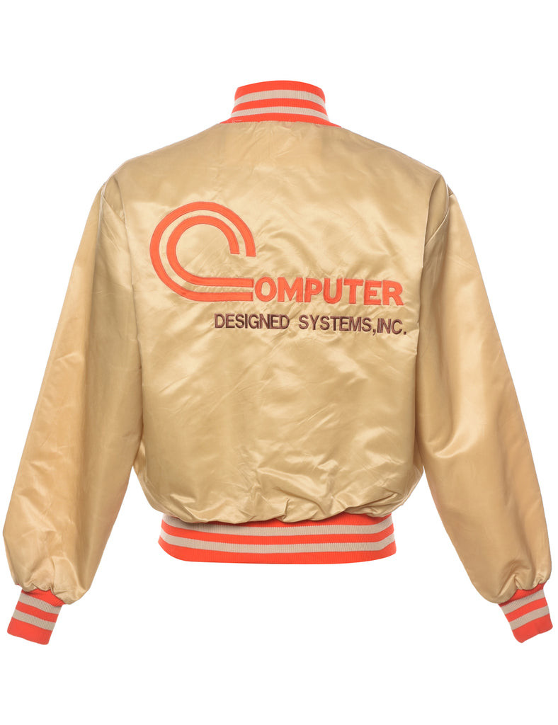 Nylon Bomber Jacket - M