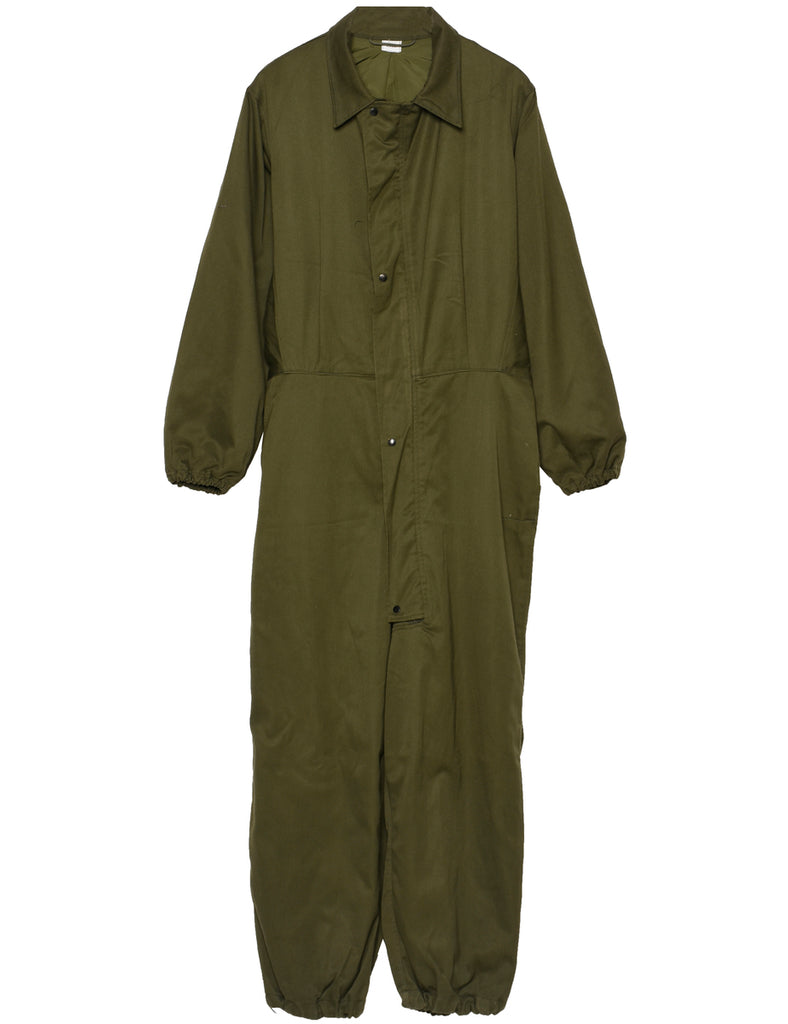 Olive Green Army Boiler Suit - M