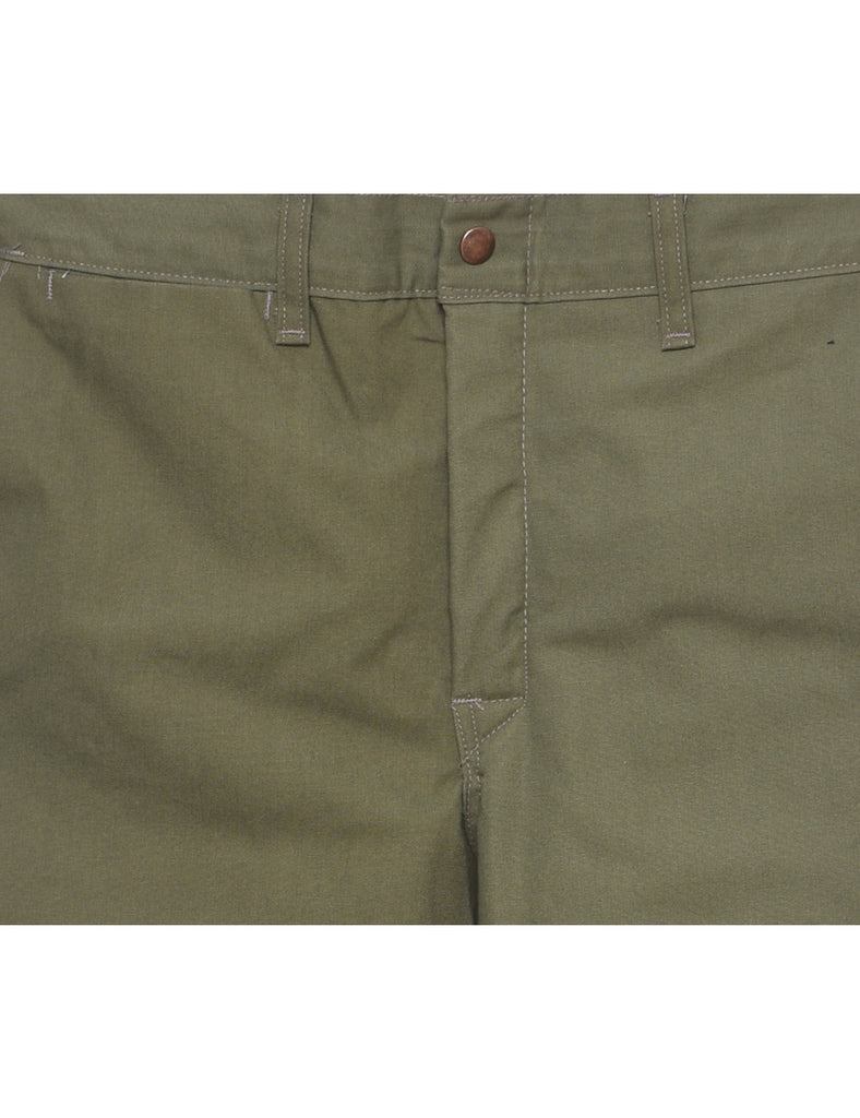 Olive Green Classic Khakis - W34 L30