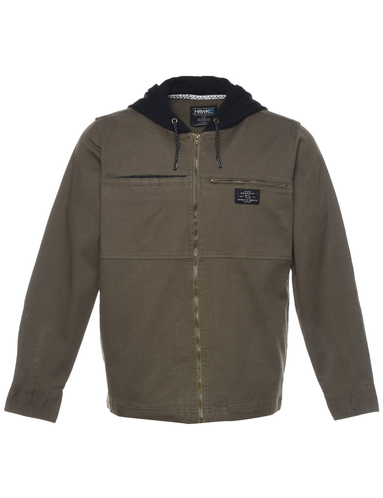 Olive Green Jacket - L