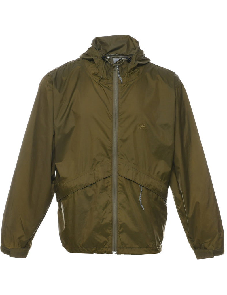 Olive Green Nylon Jacket - L