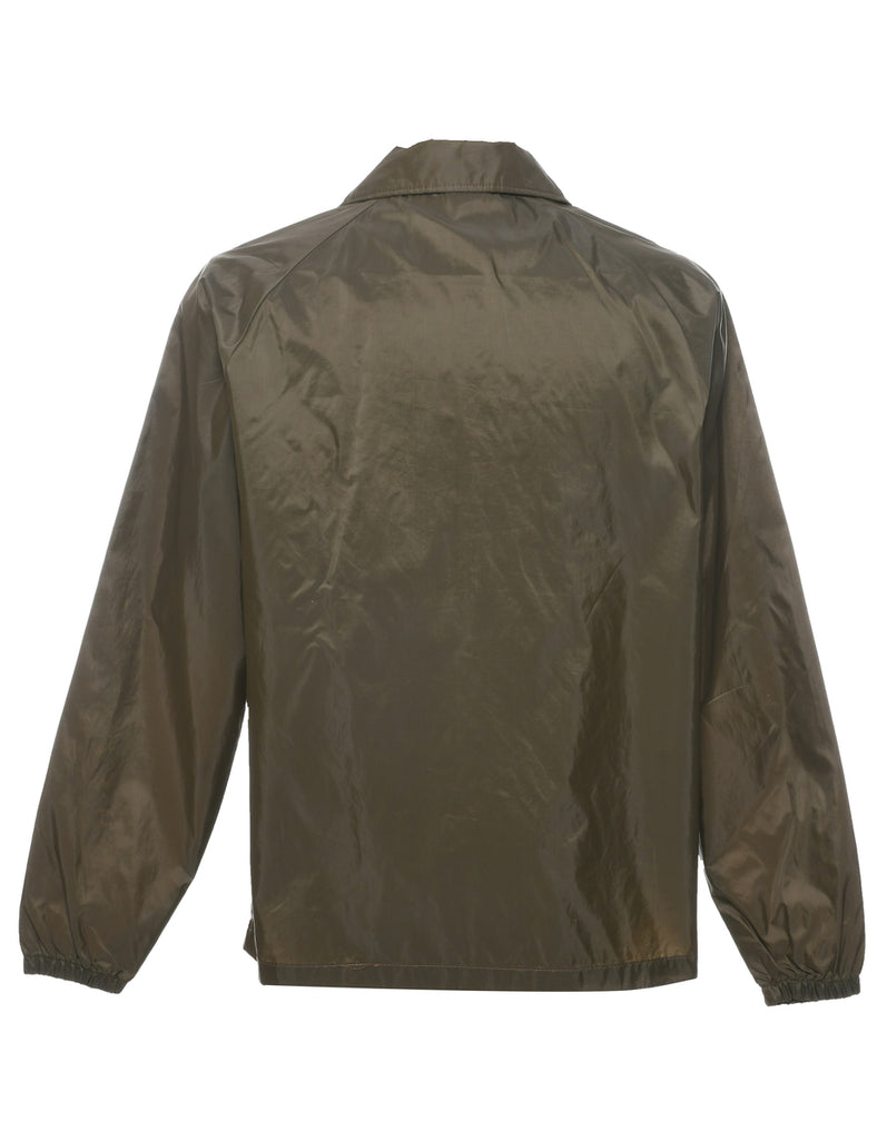 Olive Green Nylon Jacket - S