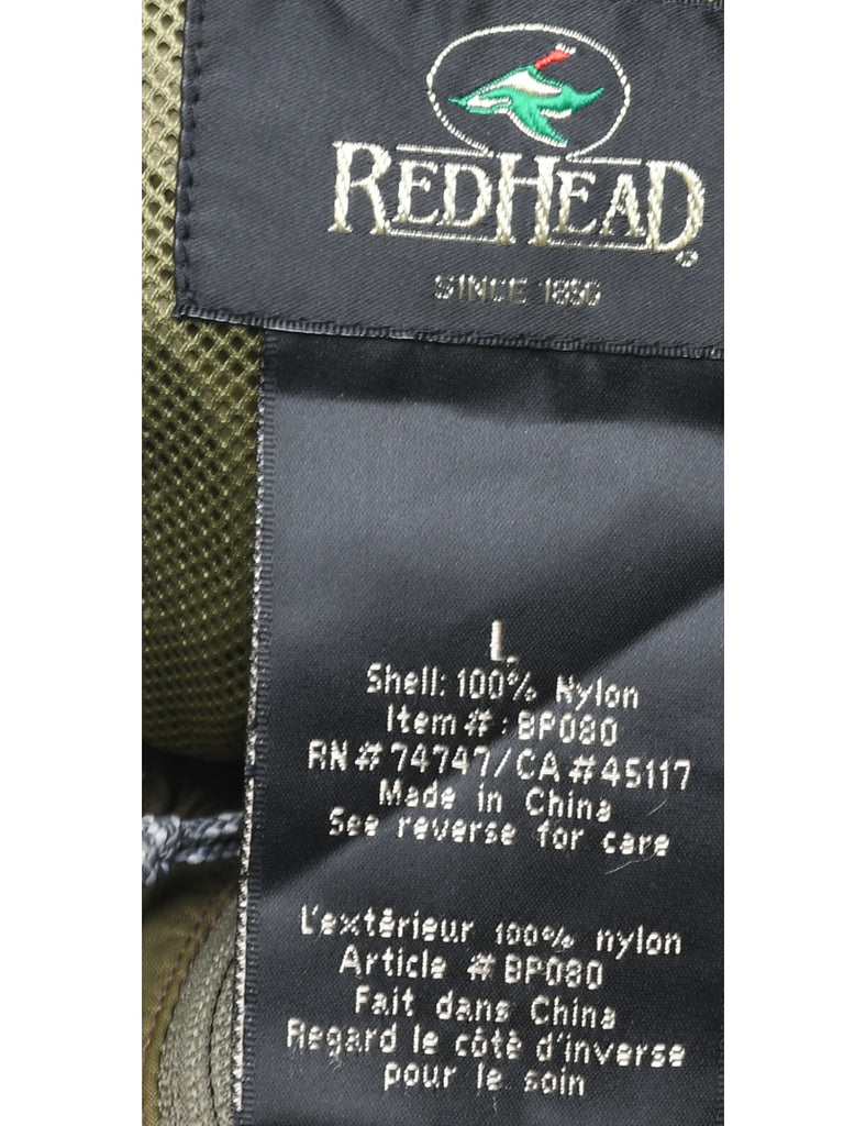 Olive Green Nylon Jacket - L