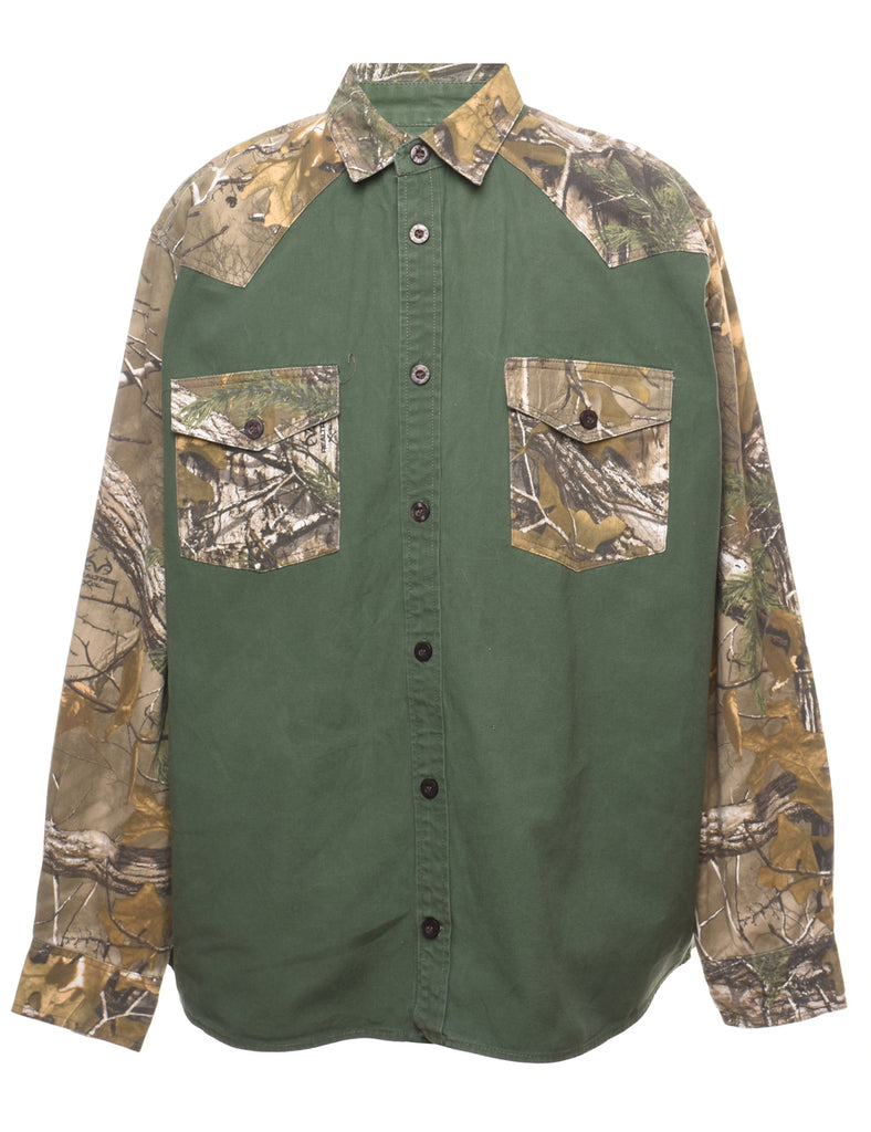 Olive Green Shirt - XL