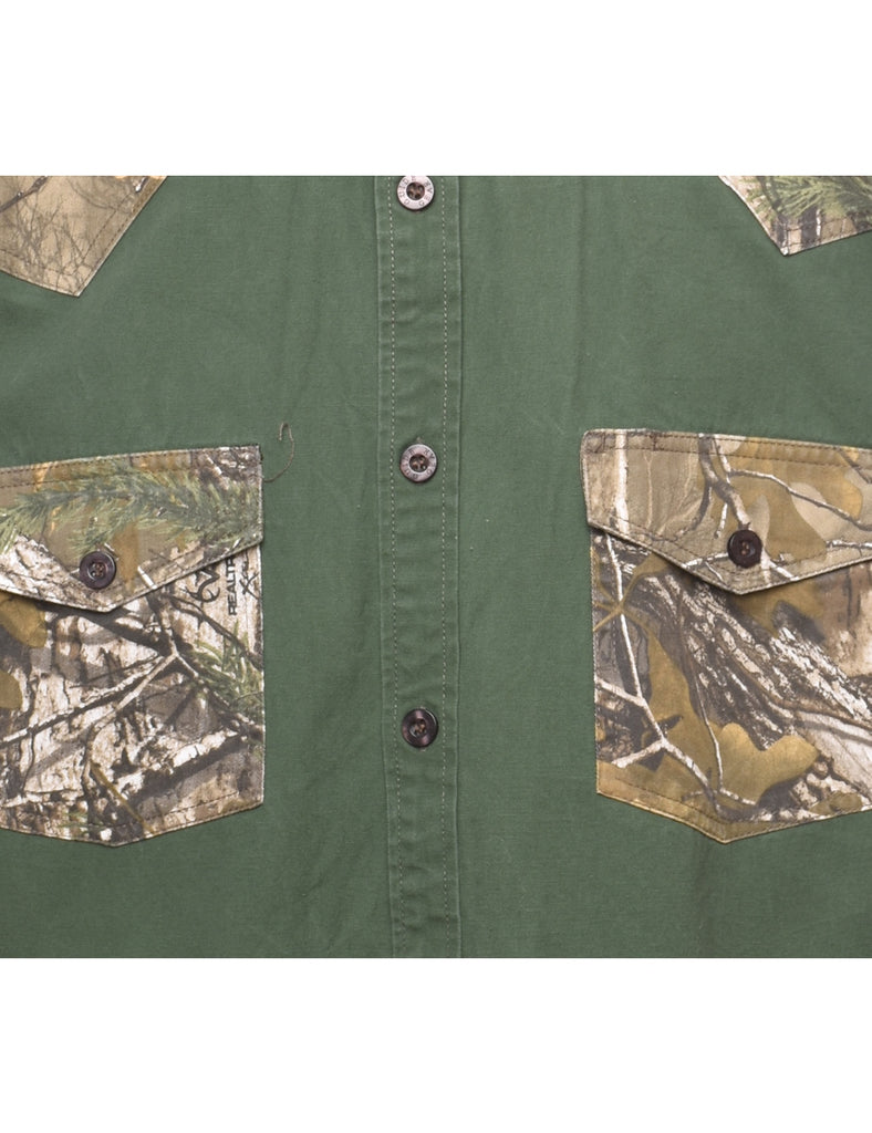 Olive Green Shirt - XL