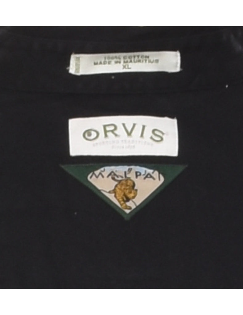 Orvis Black Denim Shirt - XL