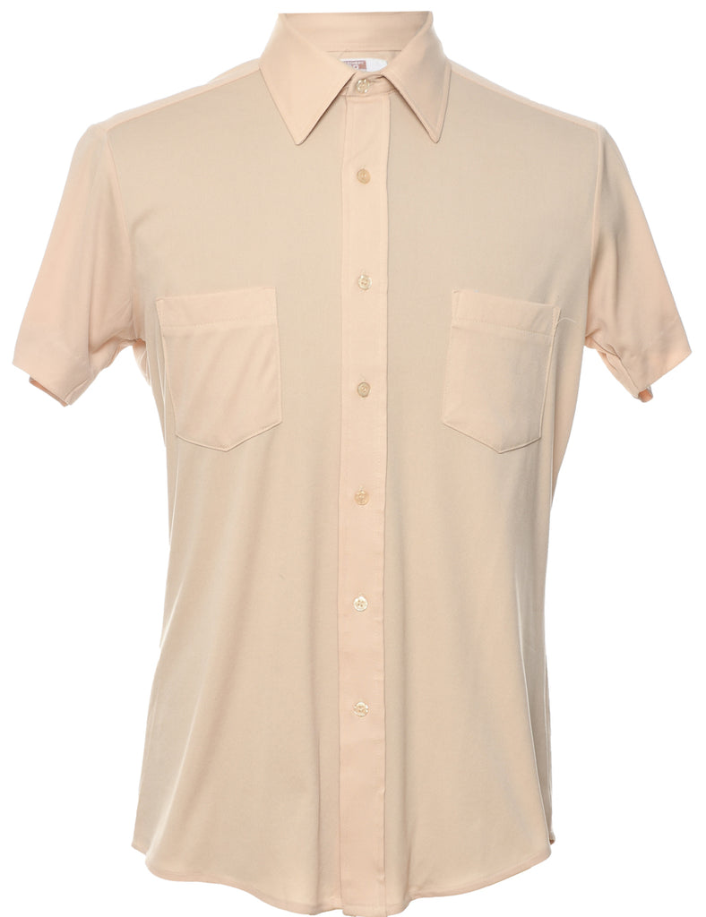 Pale Yellow Classic 1970s Shirt - M