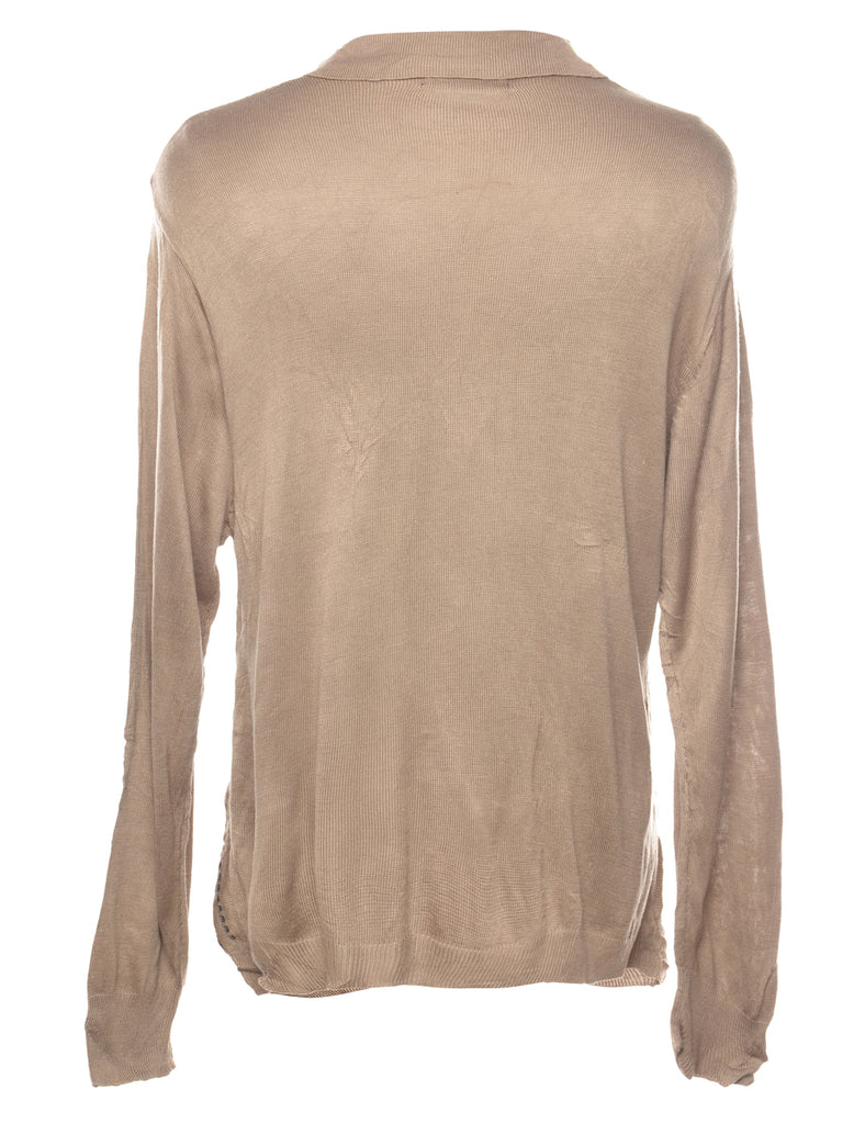 Patterned Cardigan - M