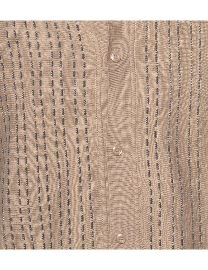 Patterned Cardigan - M