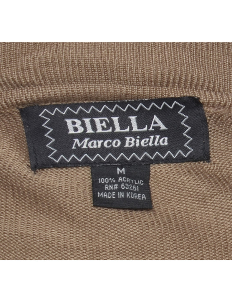 Patterned Cardigan - M